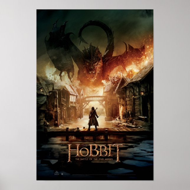 The Hobbit - Laketown Movie Poster (Front)