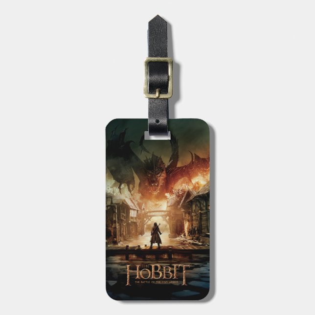 The Hobbit - Laketown Movie Poster Luggage Tag (Front Vertical)