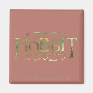 The Hobbit Logo Green Magnet