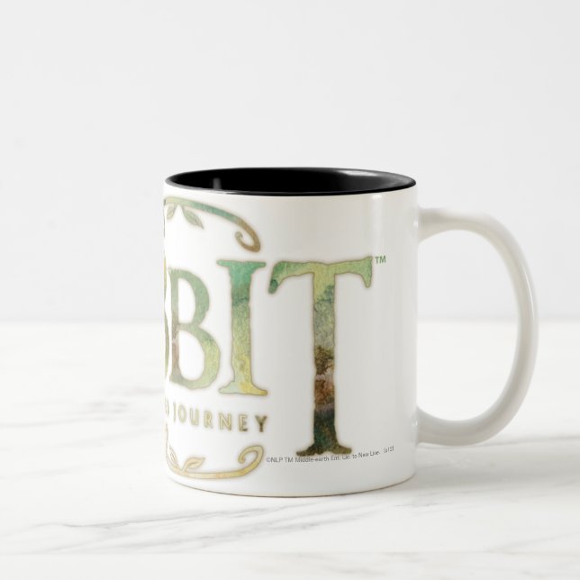 The Hobbit Logo Green Two-Tone Coffee Mug (Right)