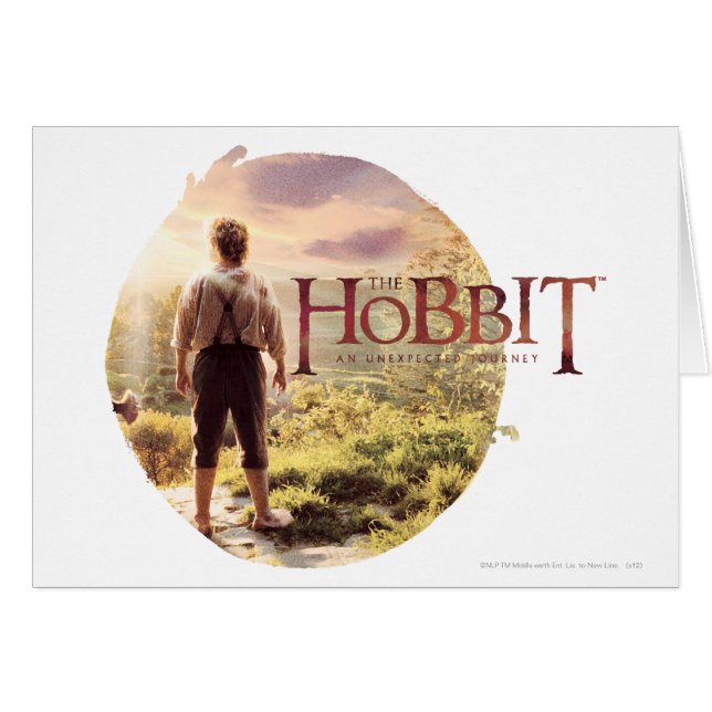 The Hobbit Logo with BILBO BAGGINS™ Back (Front Horizontal)