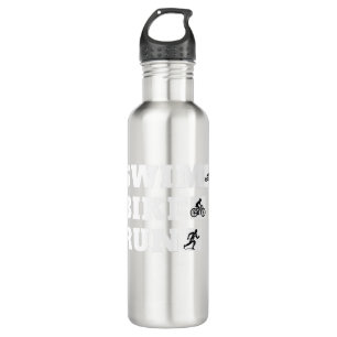 The Hobbyist's Triathlon: Swim, Bike, Run 710 Ml Water Bottle