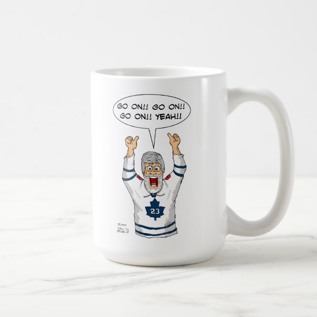 The Hockey Fan- Dad Style Coffee Mug (Right)