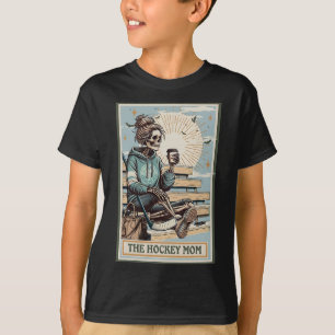 The Hockey Mom Skeleton Tarot Card T-Shirt
