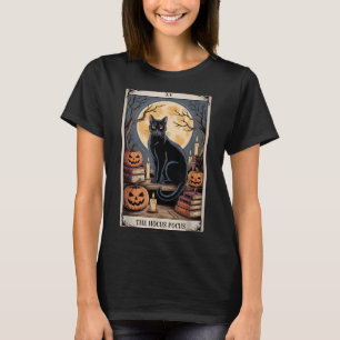 The Hocus Pocus Tarot Halloween Cat Pumpkin Mystic T-Shirt