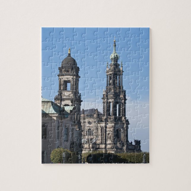 The hofkirche (Church of the Court) Dresden Jigsaw Puzzle (Vertical)
