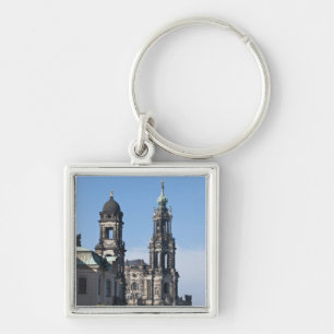 The hofkirche (Church of the Court) Dresden Key Ring