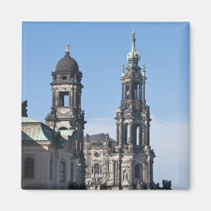 The hofkirche (Church of the Court) Dresden Magnet