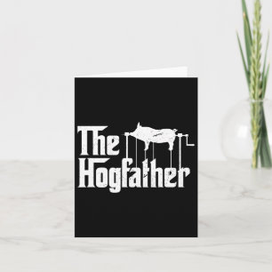 The Hogfather Rbecue Chef Funny Bbq Grill Master  Card