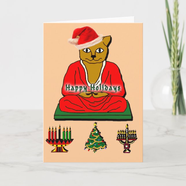 the holiday buddha card (Front)