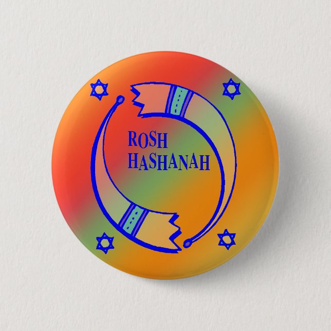 The Holiday Horns - 6 Cm Round Badge (Front)