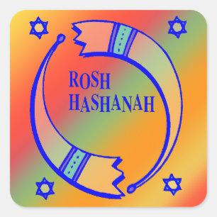 The Holiday Horns - Square Sticker