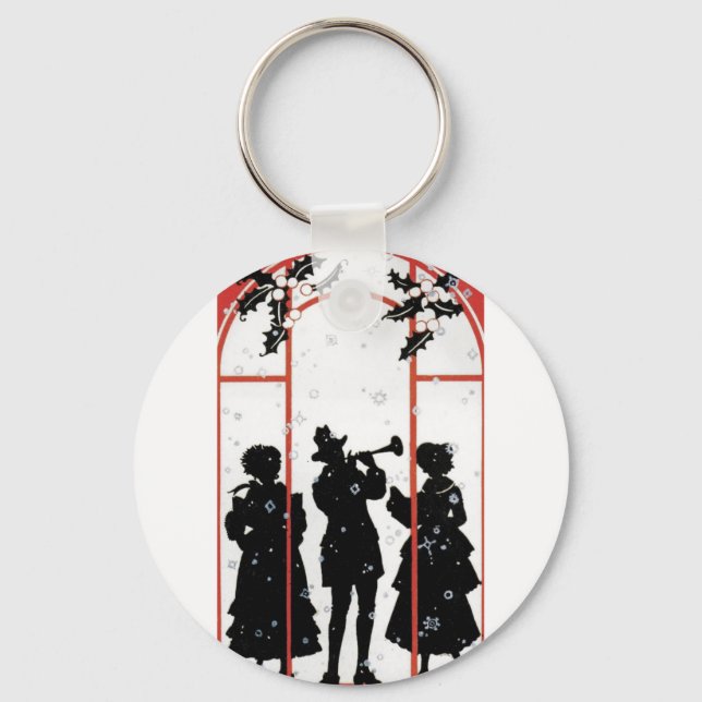 The holiday musicians key ring (Front)