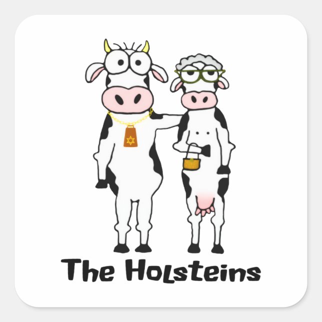 The Holsteins Square Sticker (Front)
