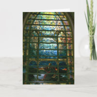 The Holy City Stained Glass by Tiffany Card