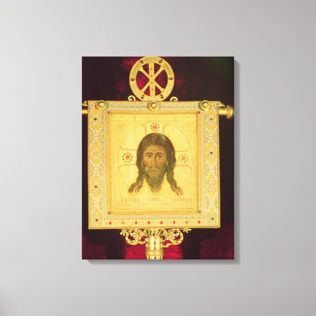 The Holy Face, 1249 (panel) Canvas Print (Front)