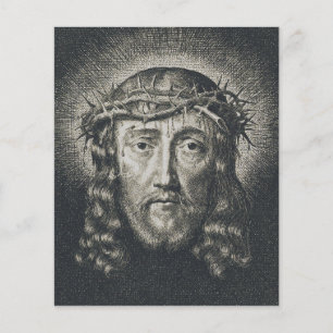 The Holy Face crowned with thorns