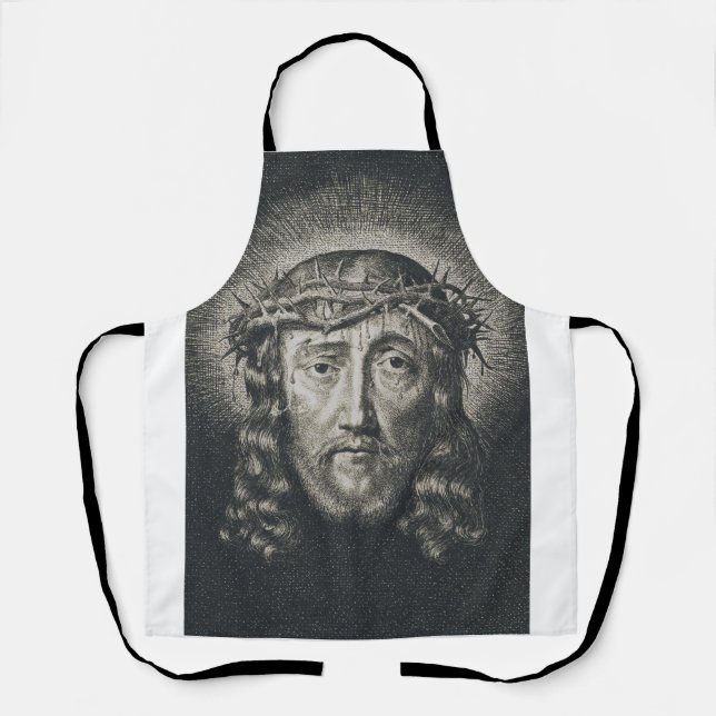 The Holy Face crowned with thorns Apron (Front)