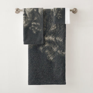 The Holy Face crowned with thorns Bath Towel Set