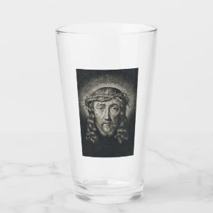 The Holy Face crowned with thorns Glass