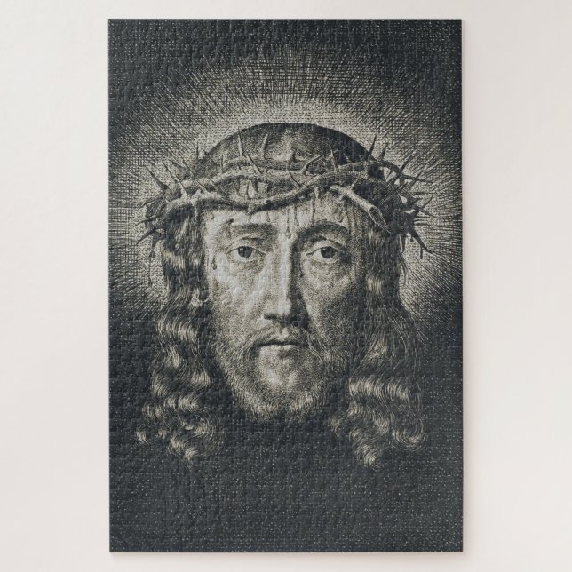 The Holy Face crowned with thorns Jigsaw Puzzle (Vertical)