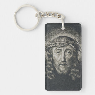 The Holy Face crowned with thorns Key Ring