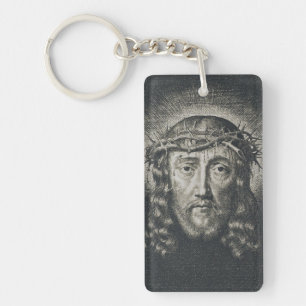 The Holy Face crowned with thorns Key Ring