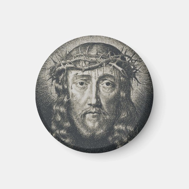 The Holy Face crowned with thorns Magnet (Front)