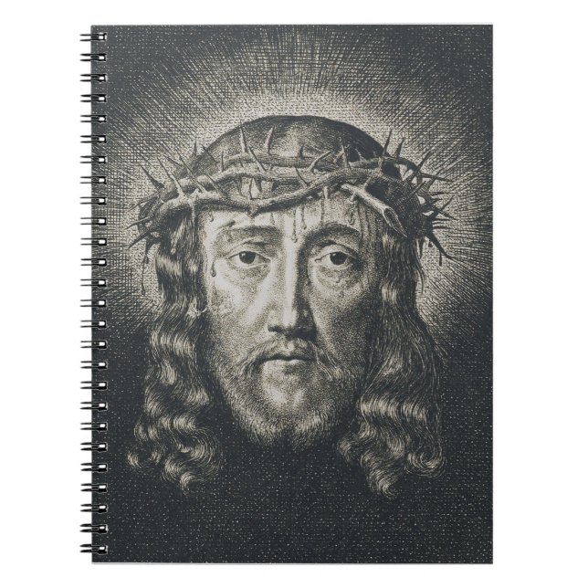 The Holy Face crowned with thorns Notebook (Front)