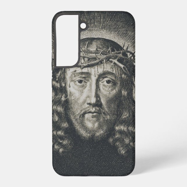The Holy Face crowned with thorns Samsung Galaxy S22+ Case (Back)