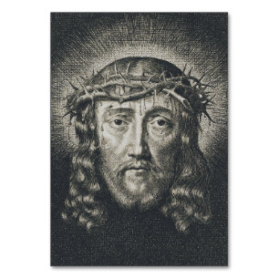 The Holy Face crowned with thorns Table Number