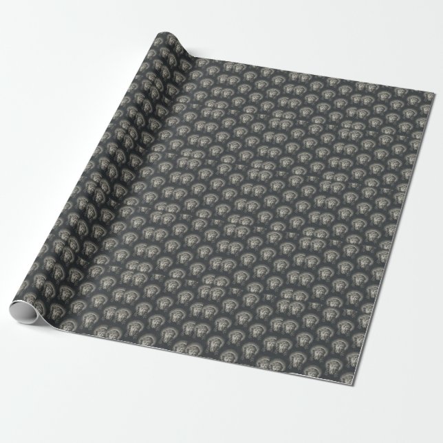 The Holy Face crowned with thorns Wrapping Paper (Unrolled)