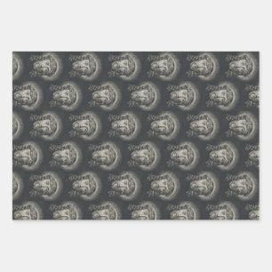 The Holy Face crowned with thorns Wrapping Paper Sheet
