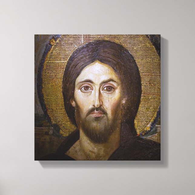 THE HOLY FACE OF JESUS SACRED ICON CANVAS PRINT (Front)