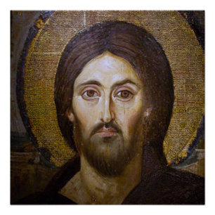 THE HOLY FACE OF JESUS SACRED ICON POSTER