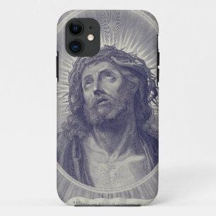 The Holy Face Of Jesus With Crown Of Thorns Art iPhone 11 Case