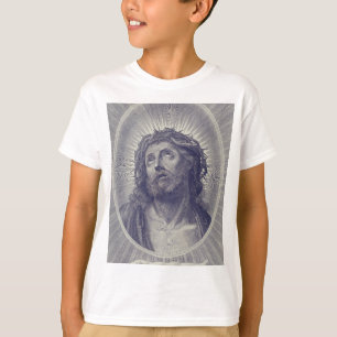 The Holy Face Of Jesus With Crown Of Thorns Art T-Shirt