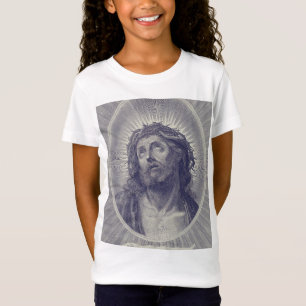 The Holy Face Of Jesus With Crown Of Thorns Art T-Shirt