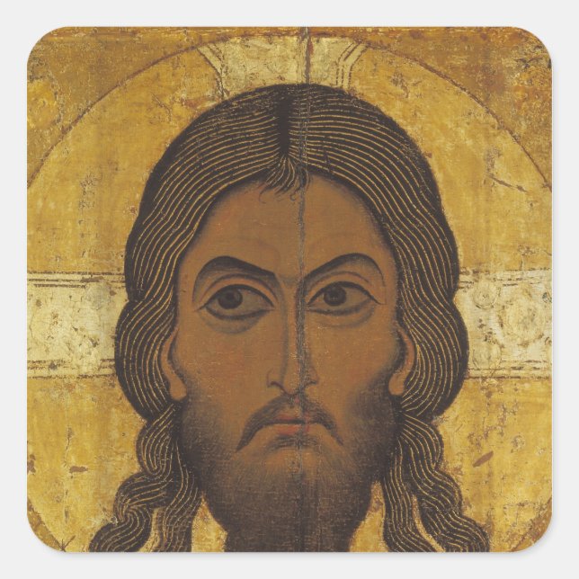 The Holy Face Square Sticker (Front)