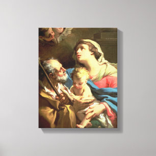 The Holy Family, 18th century Canvas Print