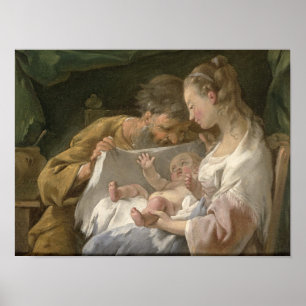 The Holy Family, 18th century Poster