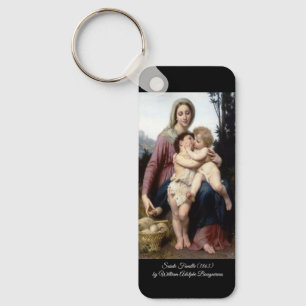 The Holy Family by Bouguereau Key Ring