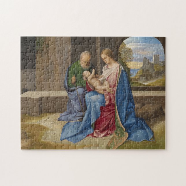 The Holy Family by Giorgione Jigsaw Puzzle (Horizontal)