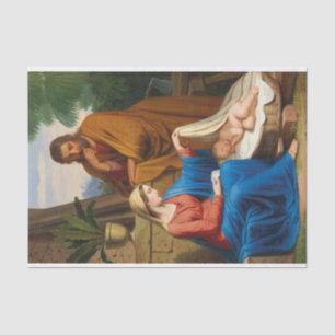 The Holy Family by Josef Arnold the Elder Tissue Paper