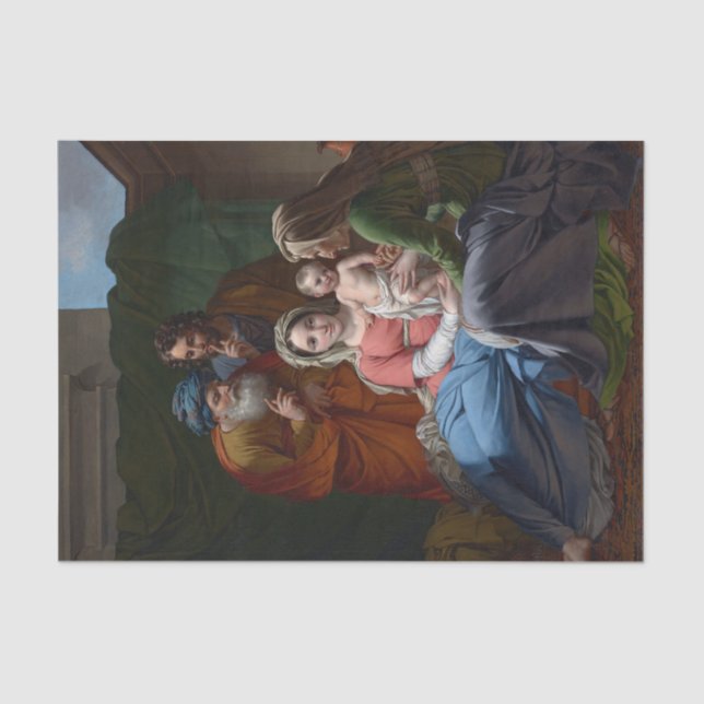The Holy Family by Joseph Paelinck Tissue Paper (Front)