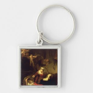 The Holy Family, c.1645 Key Ring