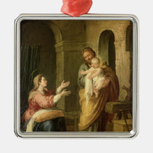The Holy Family, c.1660-70 Metal Tree Decoration