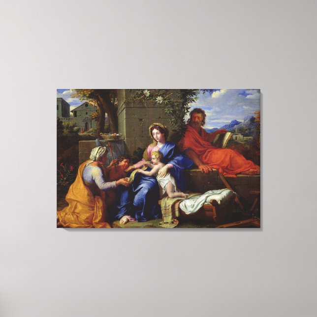 The Holy Family Canvas Print (Front)