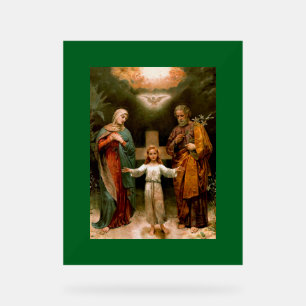 the Holy Family Card Acrylic Sign