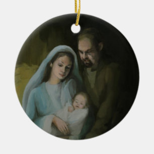 The Holy Family Ceramic Tree Decoration